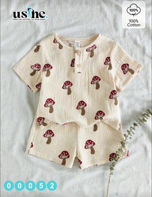 00052 Boys' Mushroom T-shirt and Shorts