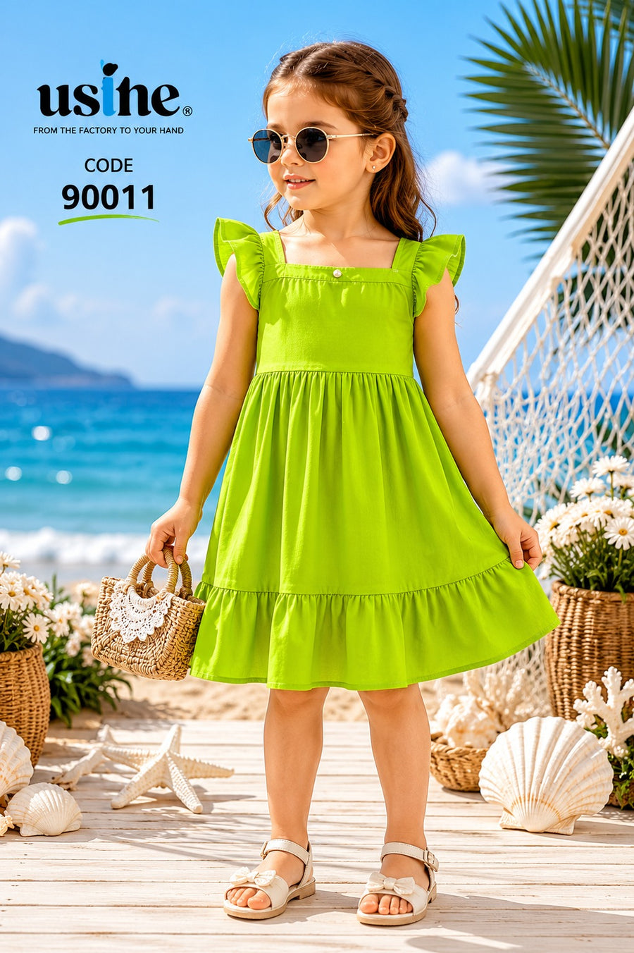 90011 Kiwi girls' dress