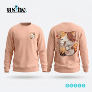 00393 Kids sweatshirt cat