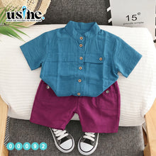 00092 boys' shirt and shorts set