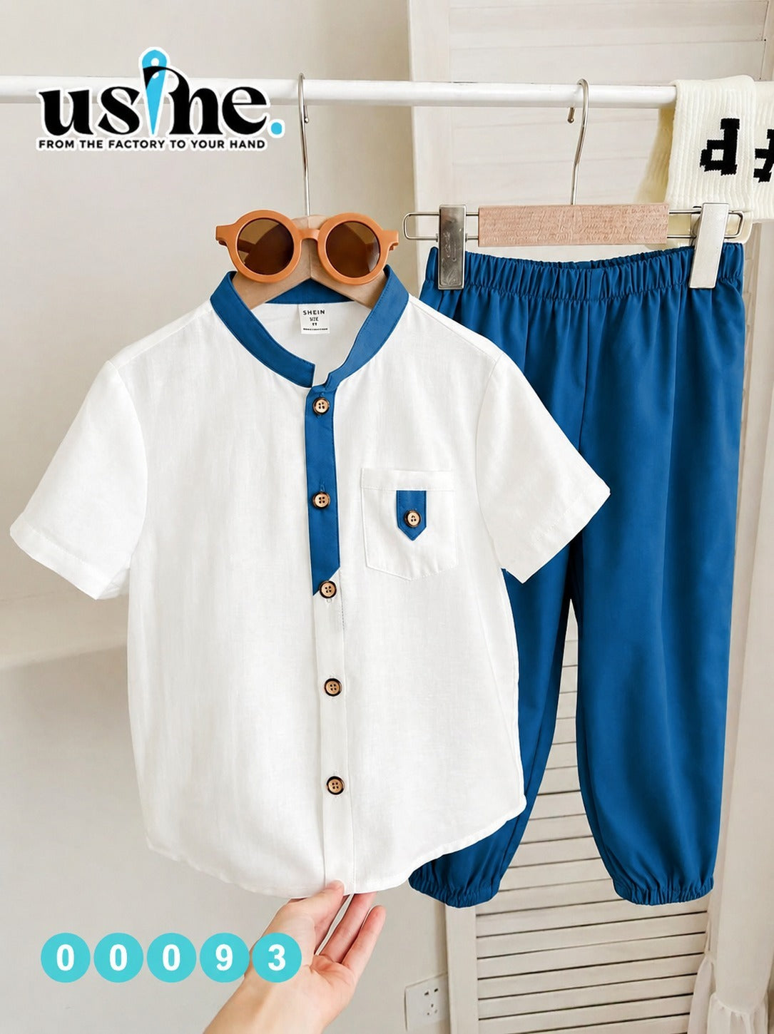 00093 Polo shirt and shorts