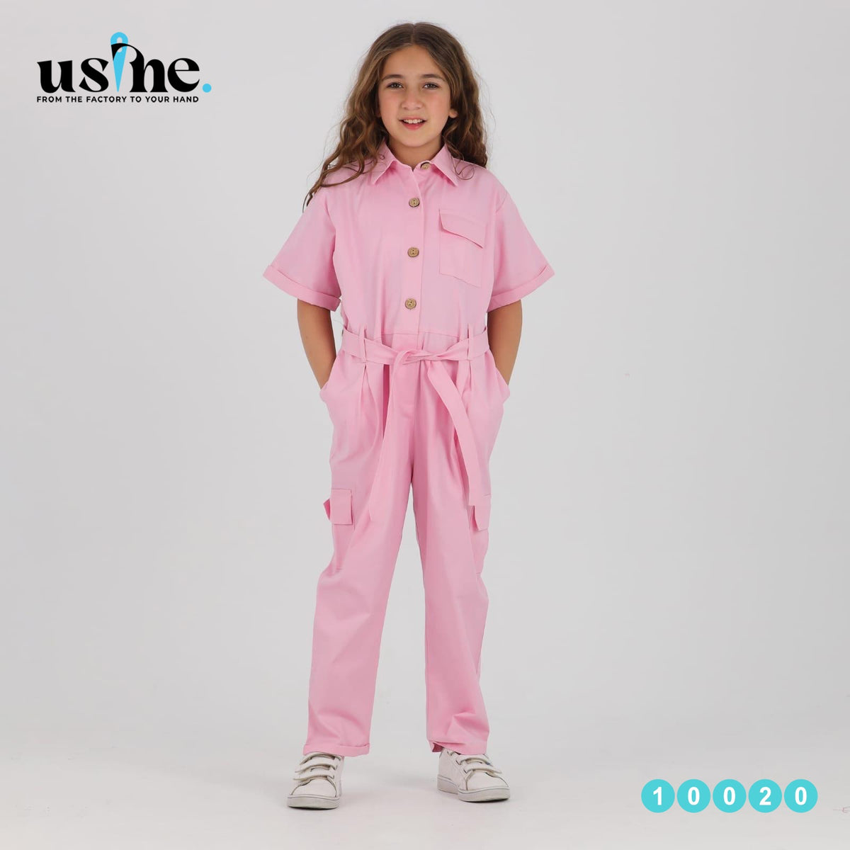10020 Girls' overalls