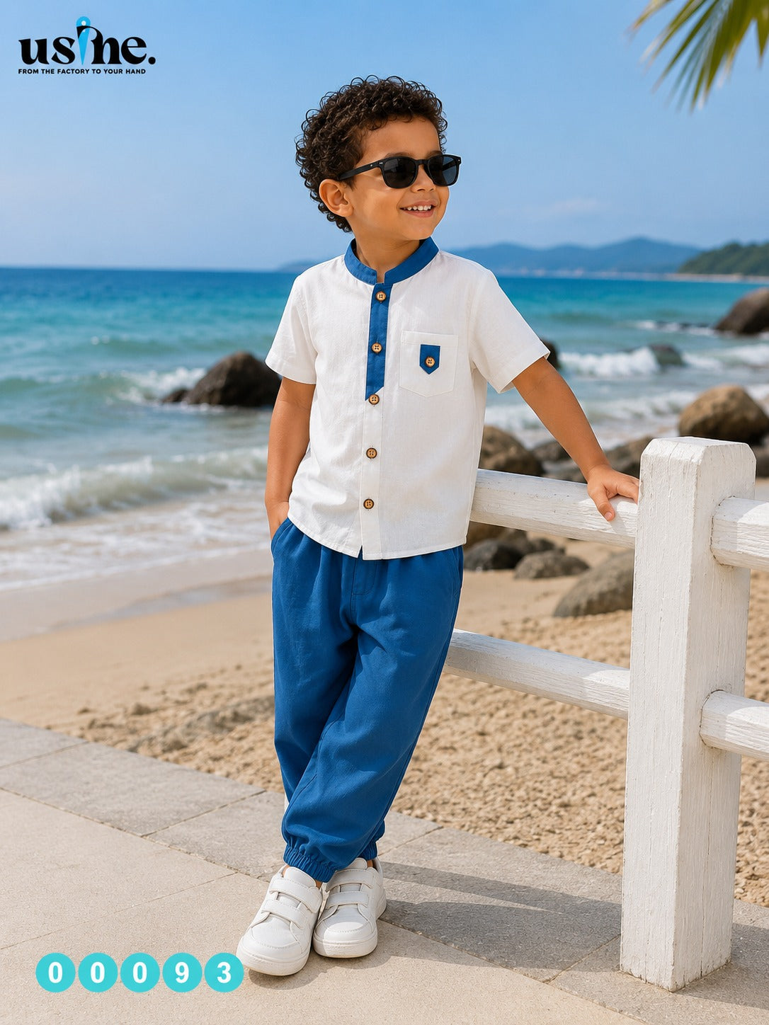 00093 Polo shirt and shorts
