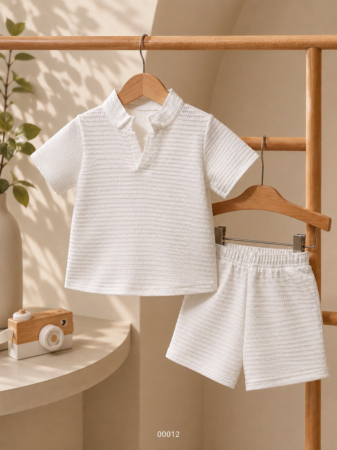 00012Made my kids a ribbed shirt and shorts.