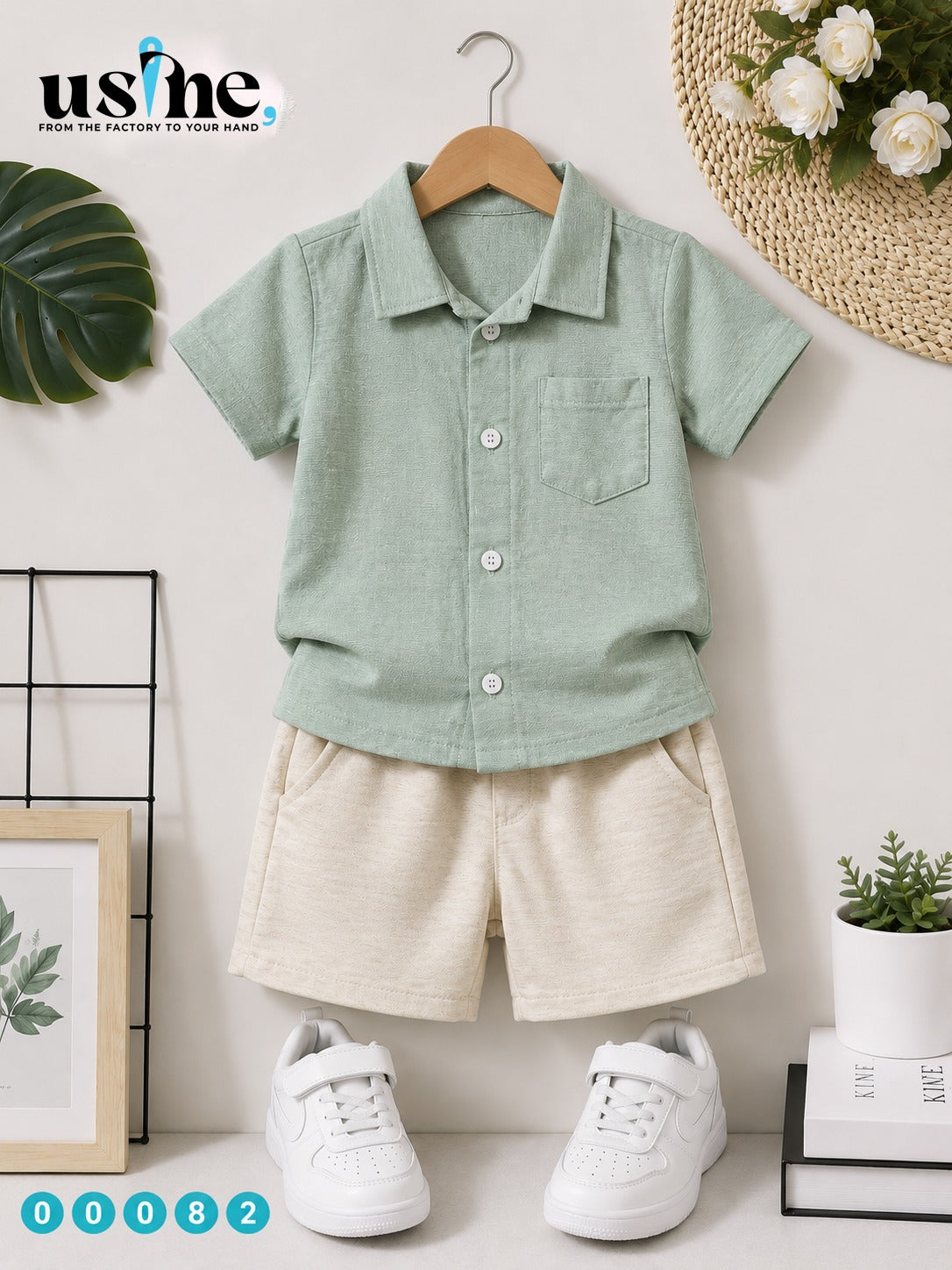 00082 Shirt and shorts