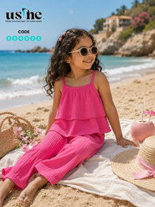 00025 girls' two-piece halter swimsuit