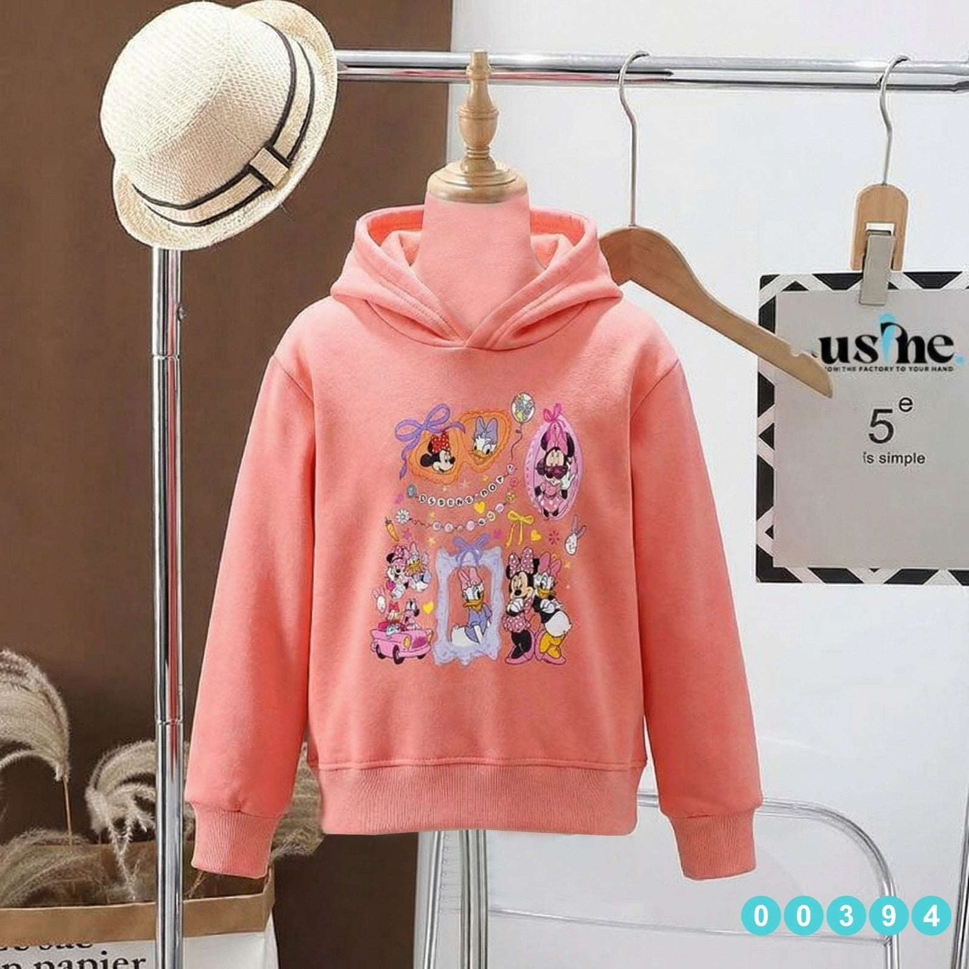00394 Kids' Mickey and Donald Sweatshirt