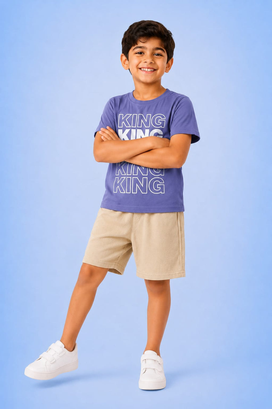 00076 Kids' KING T-Shirt and Shorts Set