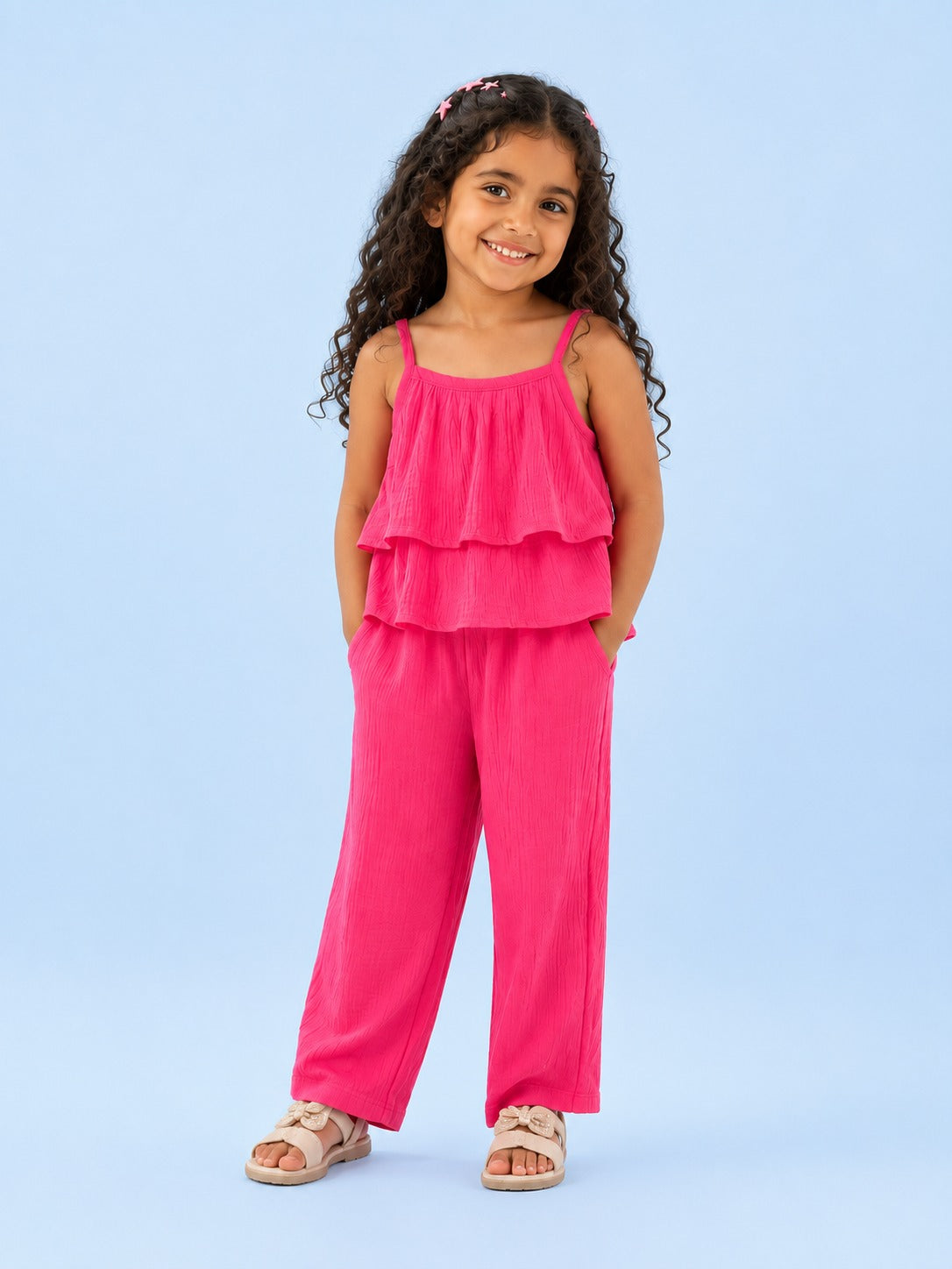 00025 girls' two-piece halter swimsuit