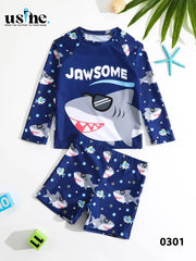 Boys' Shark Swimsuit 0301