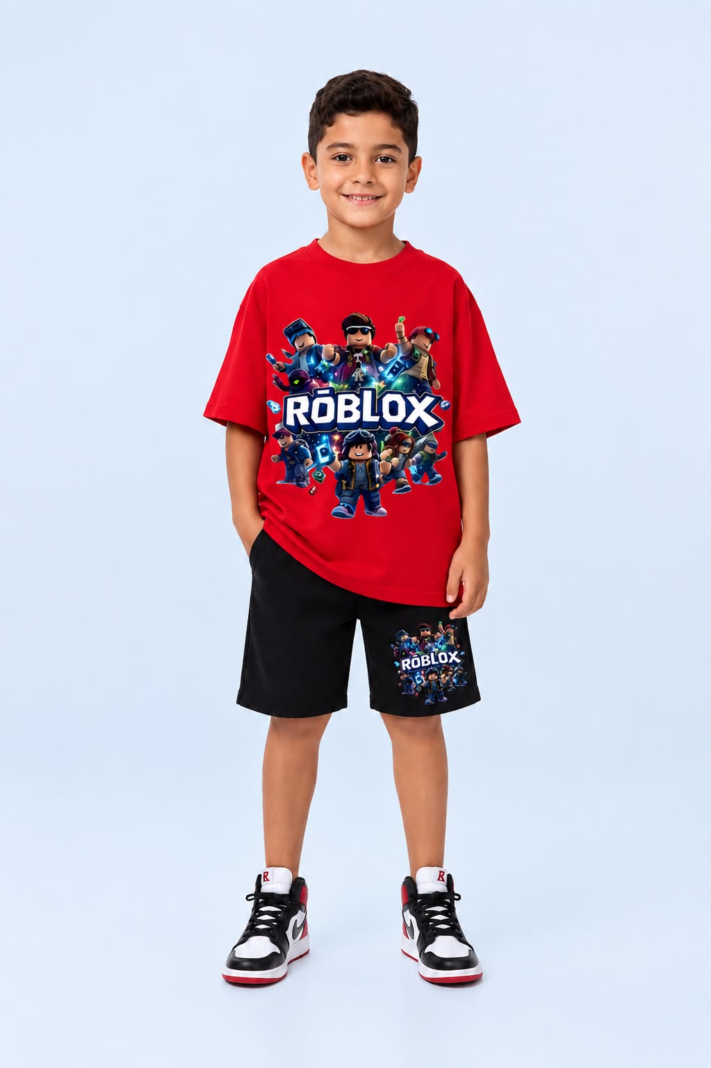 00011 Kids' ROBLOX T-Shirt and Shorts Set
