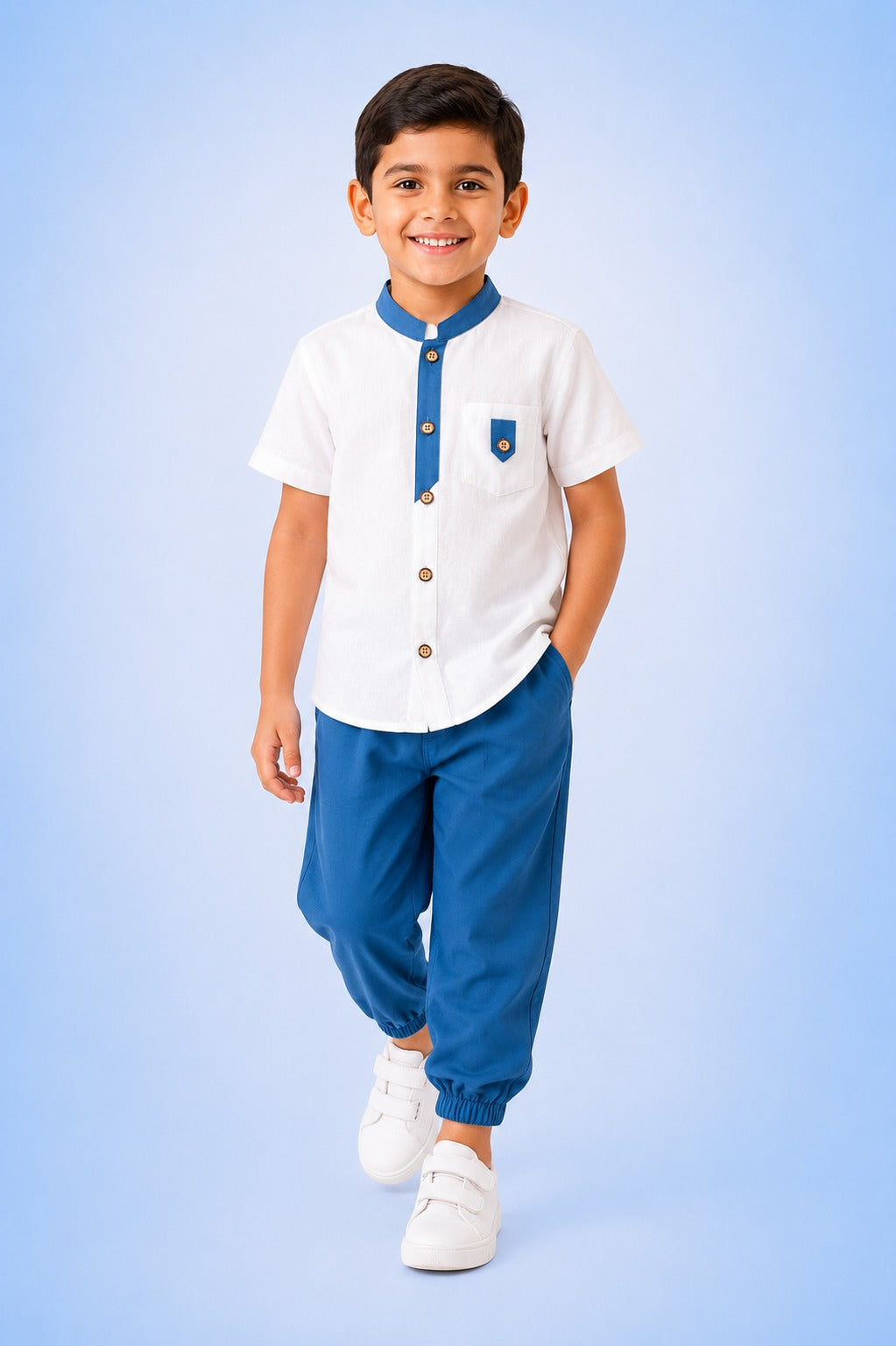 00093 Polo shirt and shorts
