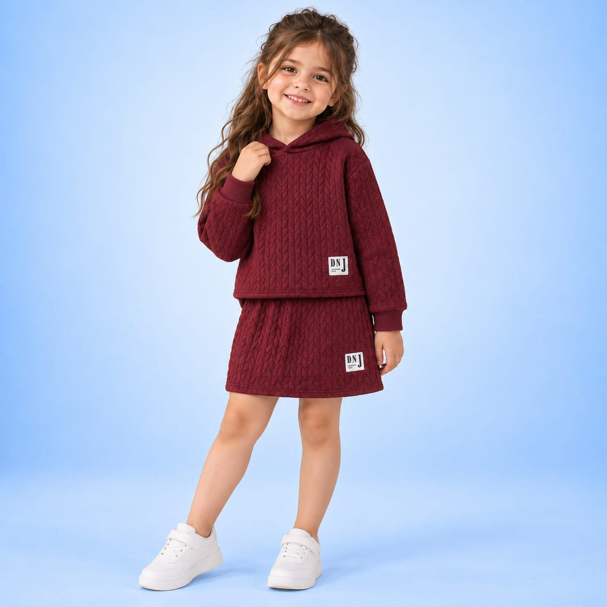 DNJ sweatshirt and skirt