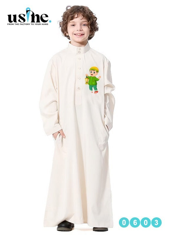 0603 Kids Ramadan Abaya SMG
