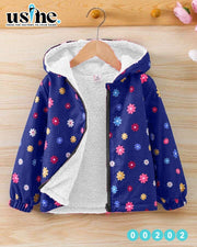00202 جاكت اطفال شتوى  Mini Flowers