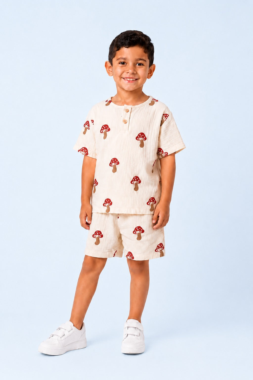 00052 Boys' Mushroom T-shirt and Shorts