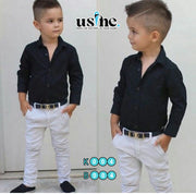 B004 White children's pants