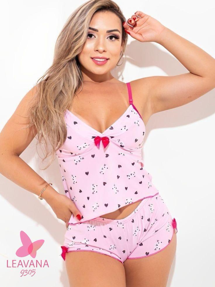 9305 Lingerie Cachemire Bow 2-Pieces