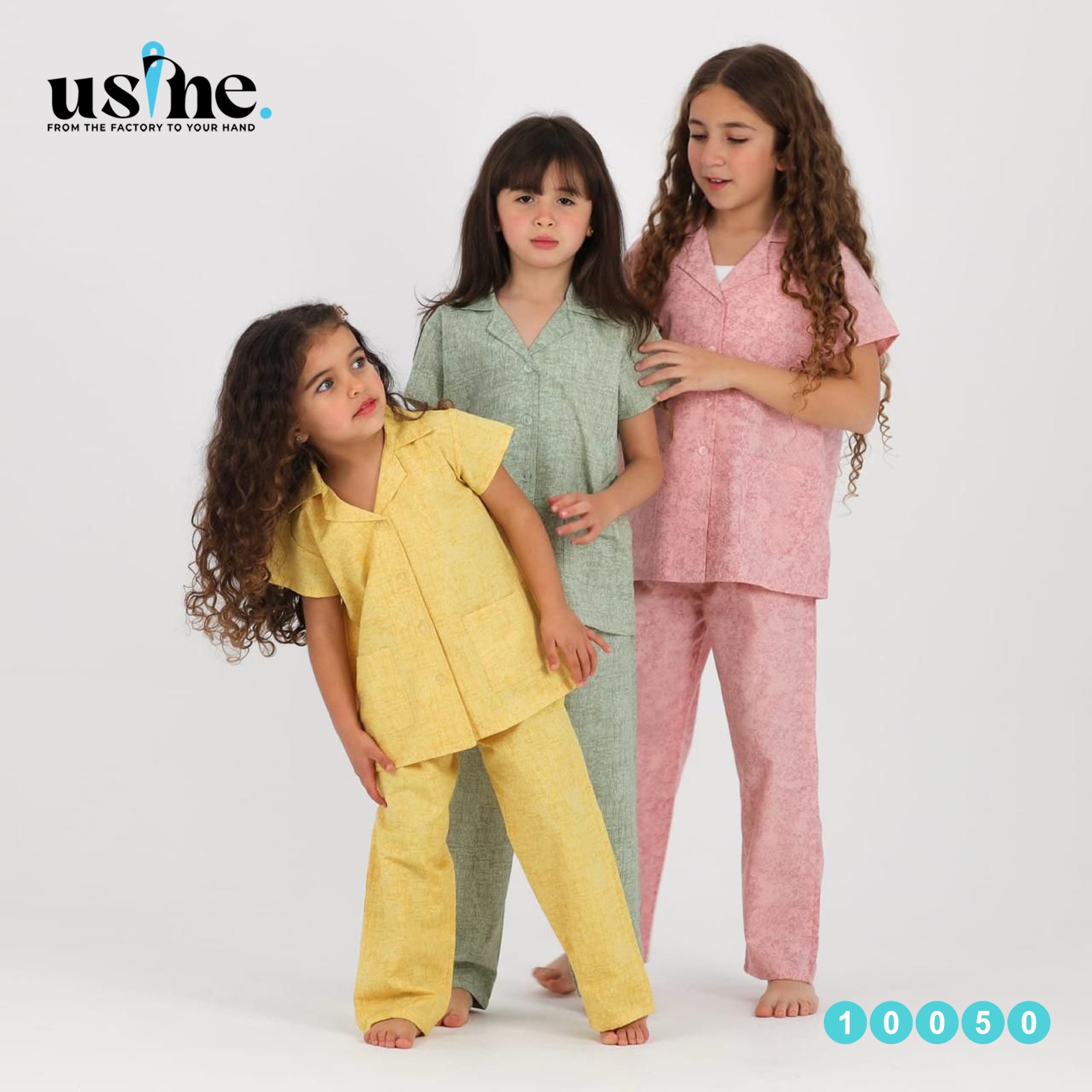 10050 سوت بناتي قطعتين بزراير