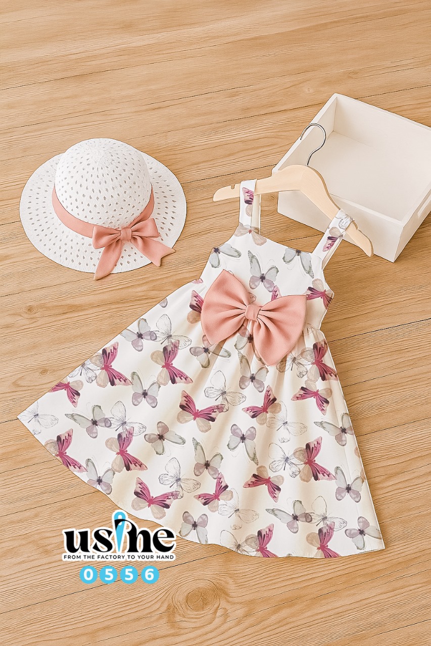 0556 دريس بناتي فراشه فيونكة