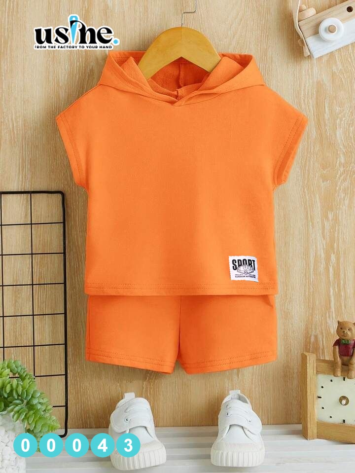 00043 سوت ولادي صيفي قطعتين SPORT