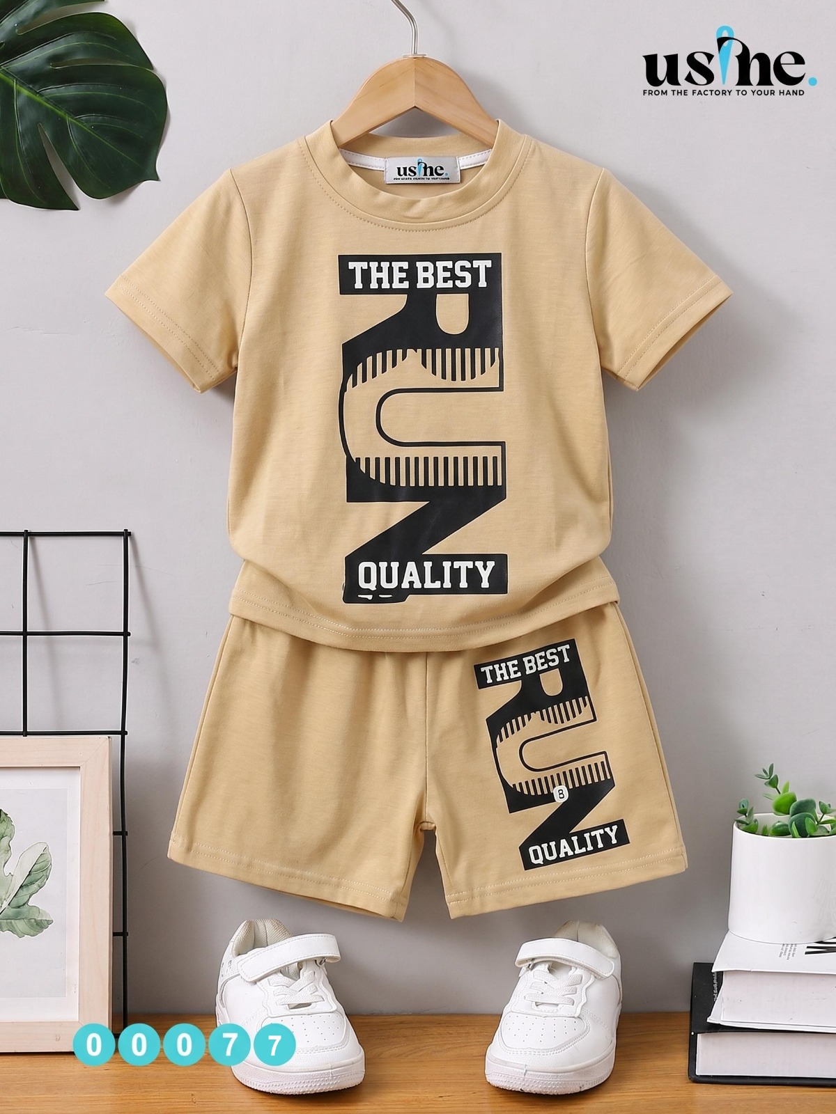 00077 تيشيرت و شورت ولادي THE BEST