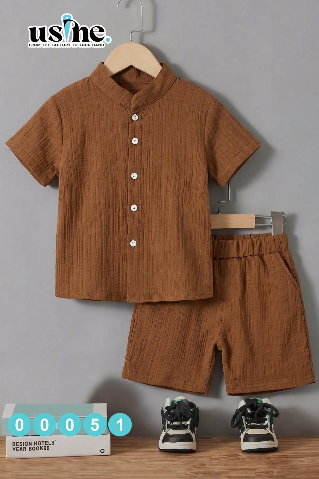 00051 سوت ولادي تيشرت و شورت