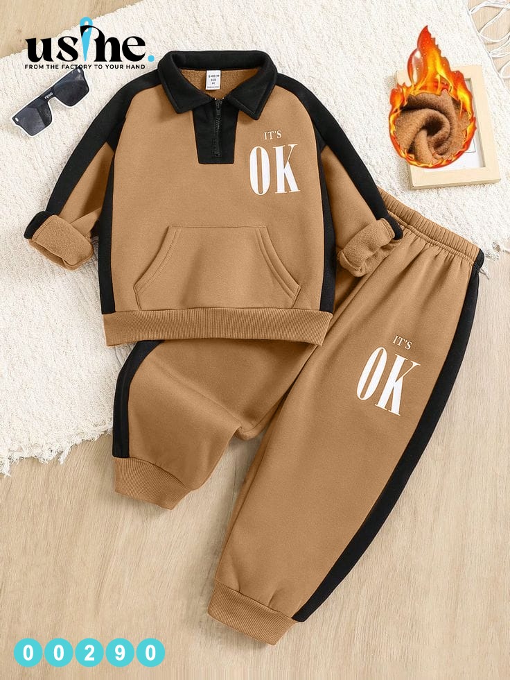 00290 ملابس اطفال سويتشيرت و بنطلون Its OK