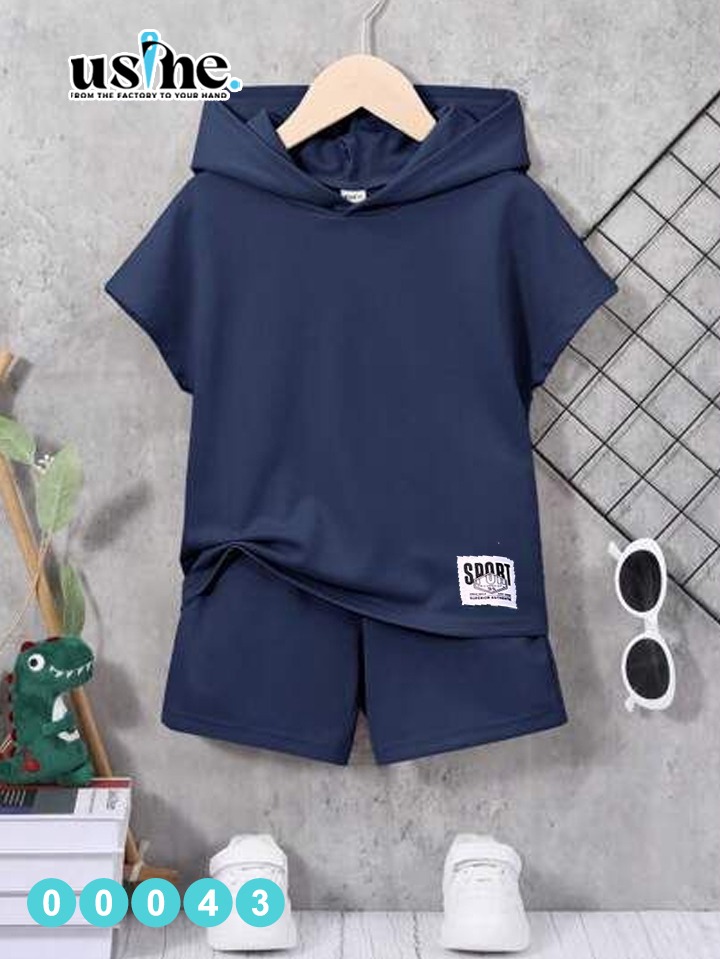 00043 سوت ولادي صيفي قطعتين SPORT