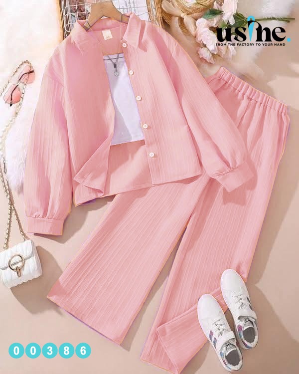 00386 سوت بناتي قطعتين