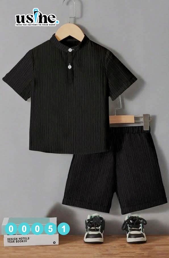 00051 سوت ولادي تيشرت و شورت